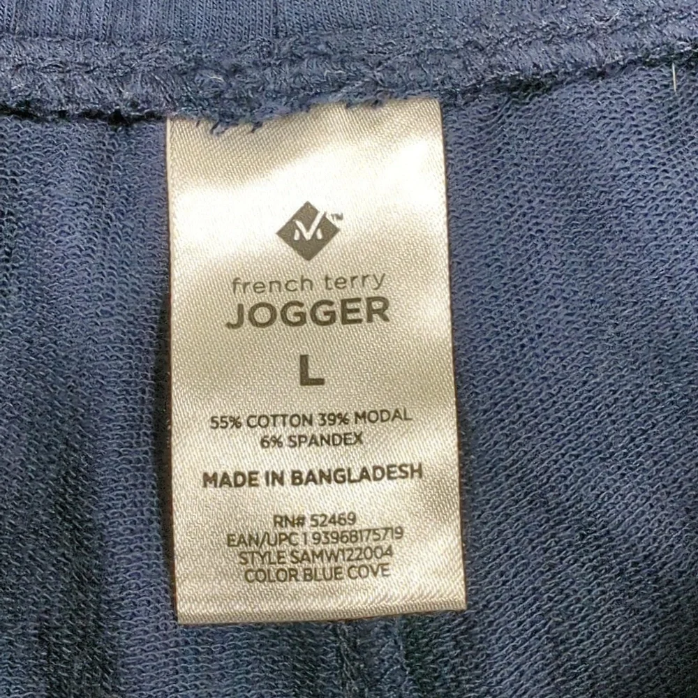 Members Mark French Terry Joggers L - Picture 2 of 4